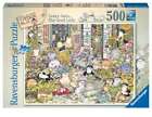 NEW! Ravensburger Crazy Cats The Good Life by Linda Jane Smith 500 piece jigsaw