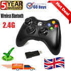 For Microsoft XBOX 360 & PC Windows Wireless Game Controller Gamepad Joystick UK