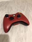 Official Microsoft Xbox 360 Wireless Controller Red Resident Evil 5 No Bat Pack