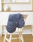 Licensed William Morris Eyebright Blue and White Floral Ovenglove