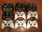 Genuine Official Xbox 360 PC Wireless Controller White Black Tested Multilisting