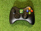 #Damaged# Genuine Official Microsoft Xbox 360 Black Wireless Controller