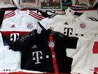 ×3  Joblot Bayern Munich 2013/14 &  2015/16 Adidas Football Shirts Away