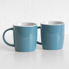 Set of 4 x Blue and White Ceramic Mugs Cups Drinks Tea Coffee Hot Chocolate Soup