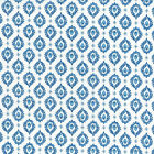 Textiles français VALENSOLE - French Blue and White Provençal fabric 100% Cotton